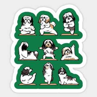 Havanese Yoga Sticker